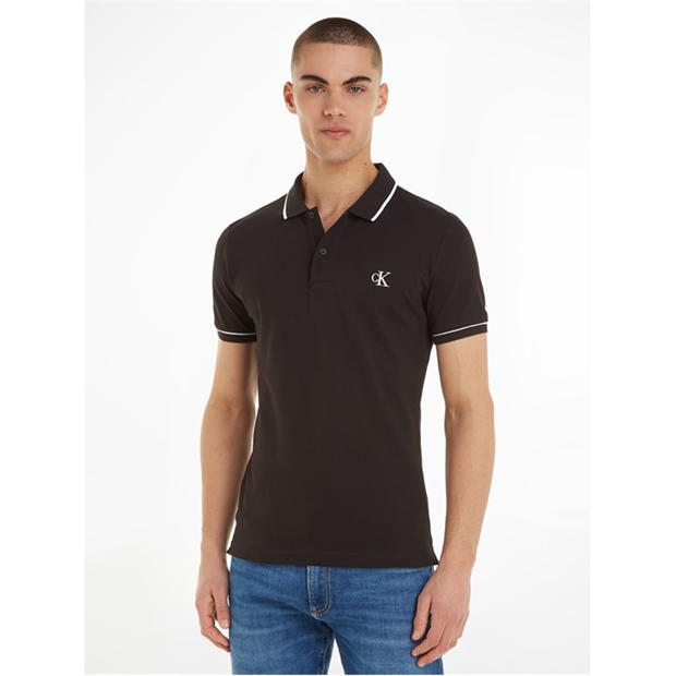 Tricouri Polo Calvin Klein Jeans Slim ck negru