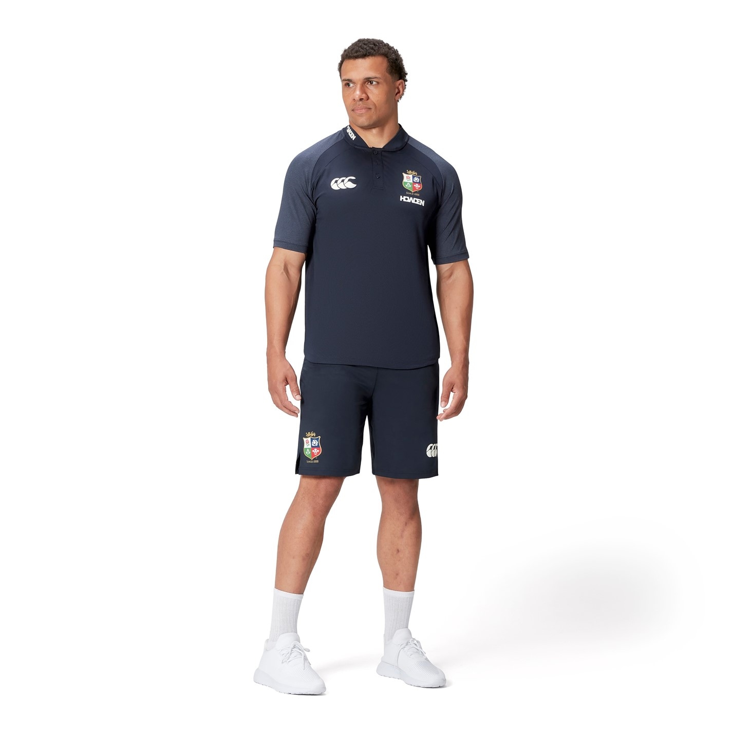 Tricouri Polo Canterbury British and Irish Lions 2024 pentru adulti inchis albastru