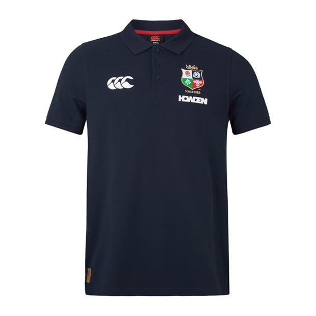 Tricouri Polo Canterbury British and Irish Lions 2024 pentru adulti inchis albastru