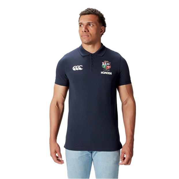 Tricouri Polo Canterbury British and Irish Lions 2024 pentru adulti inchis albastru