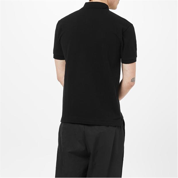 Tricouri Polo COMME DES GARCONS PLAY Embroidered Logo negru rosu