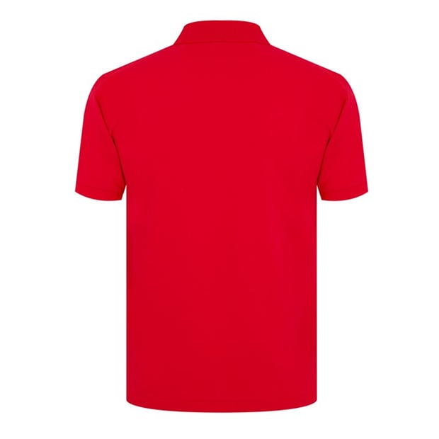 Tricouri Polo COMME DES GARCONS PLAY Embroidered Logo rosu