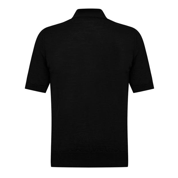 Tricouri Polo COMME DES GARCONS PLAY Heart Patch Wool negru