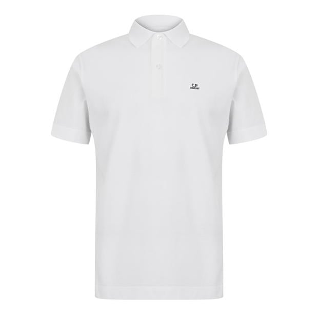 Tricouri polo CP Company CP Company - maneca scurta gauze alb