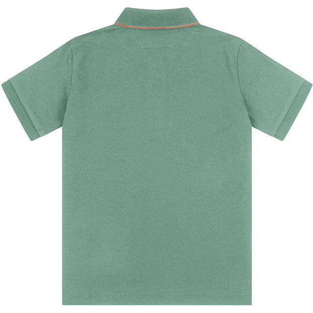 Tricouri Polo CP COMPANY Logo pentru baieti verde bay