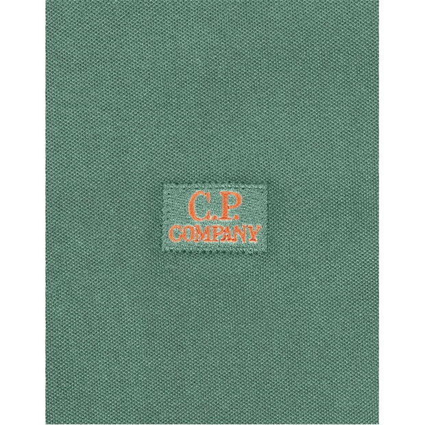 Tricouri Polo CP COMPANY Logo pentru baieti verde bay