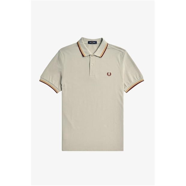 Tricouri Polo Fred Perry maneca scurta Twin Tipped bej