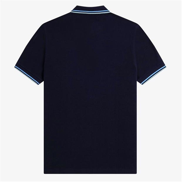 Tricouri Polo Fred Perry maneca scurta Twin Tipped bleumarin albastru s37