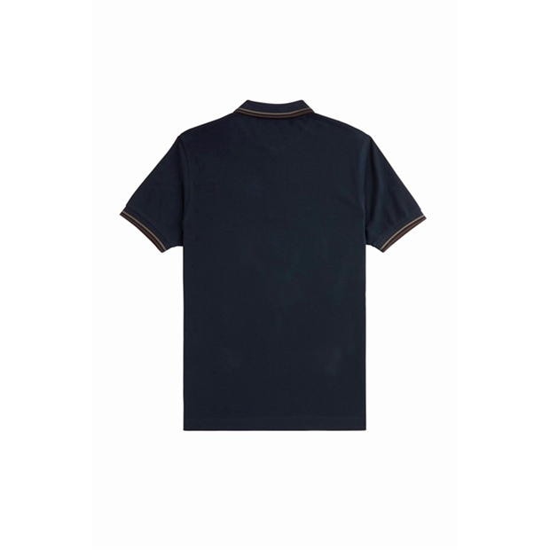 Tricouri Polo Fred Perry maneca scurta Twin Tipped bleumarin laur rosu