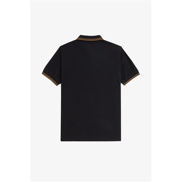 Tricouri Polo Fred Perry maneca scurta Twin Tipped negru sstone