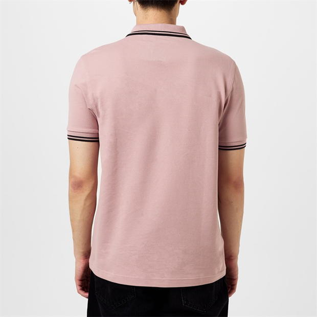 Tricouri Polo Fred Perry maneca scurta Twin Tipped pudrat roz t89