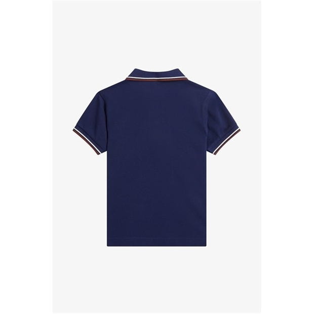 Tricouri Polo Fred Perry Twin Tipped bleumarin alb maro