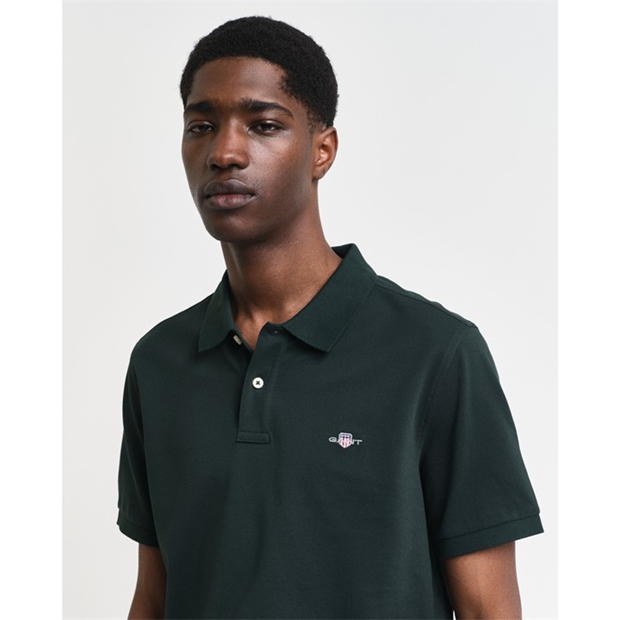 Tricouri Polo Gant Shield Piqué multicolor verde