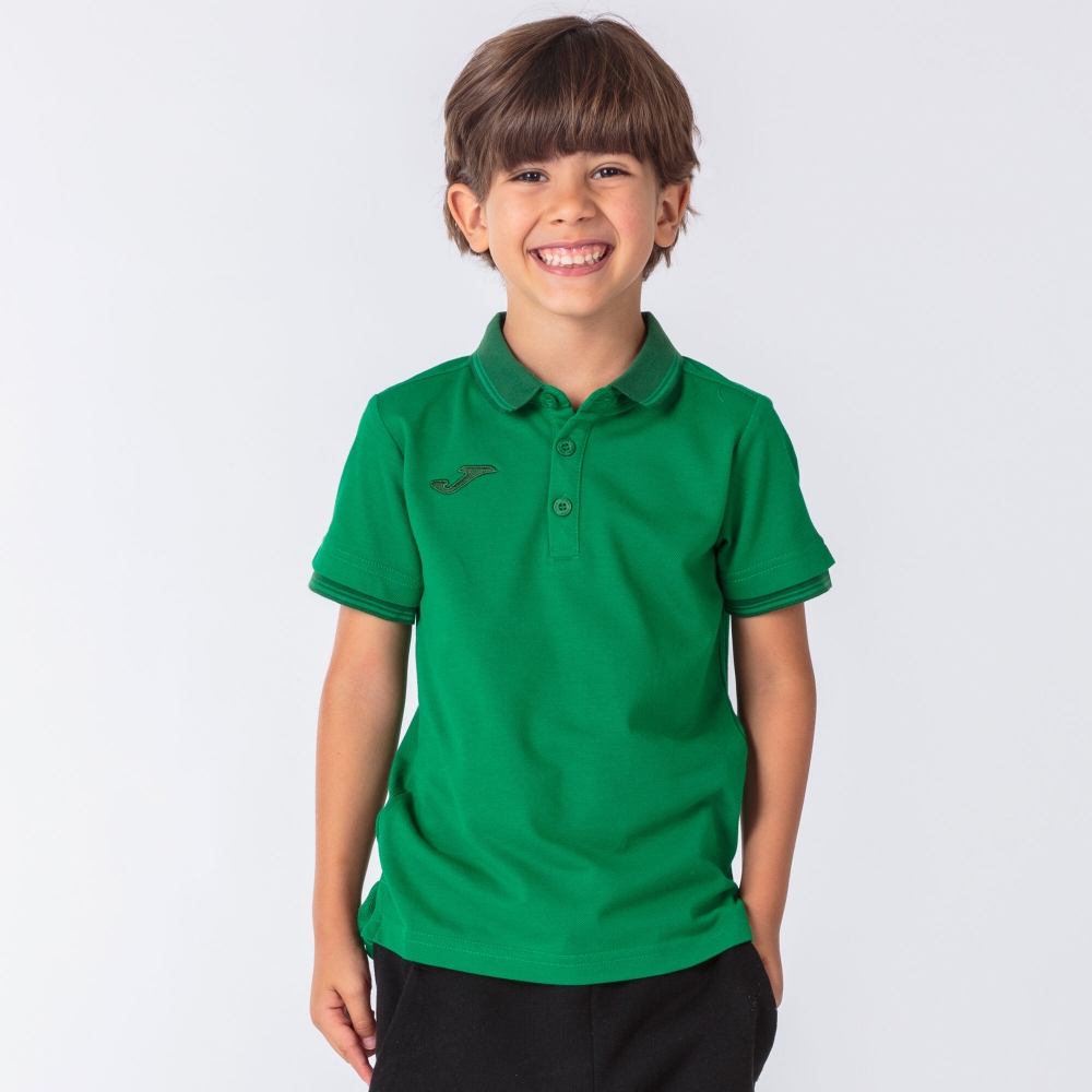 Tricouri polo Joma verde cu maneca scurta