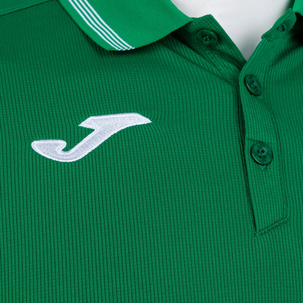 Tricouri polo Joma Campus III verde cu maneca scurta