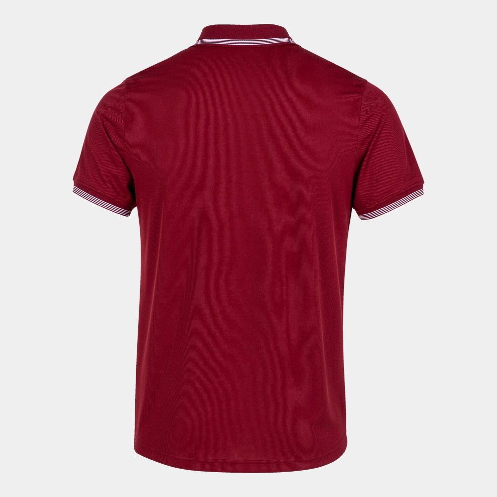 Tricouri polo Joma Campus III visiniu cu maneca scurta rosu burgundy