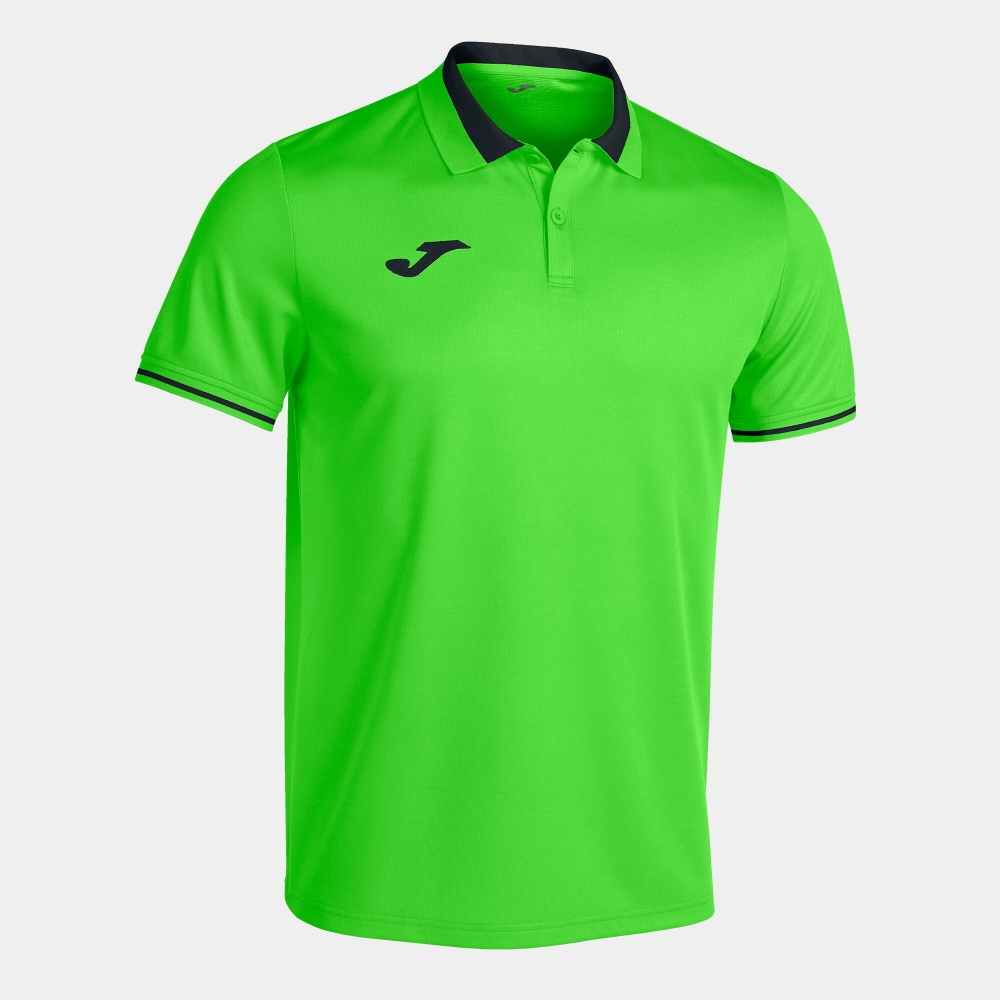 Tricouri polo Joma Championship Vi cu Maneca Scurta Fluor verde negru fosforescent