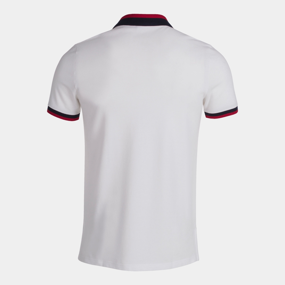 Tricouri polo Joma Confort II maneca scurta alb