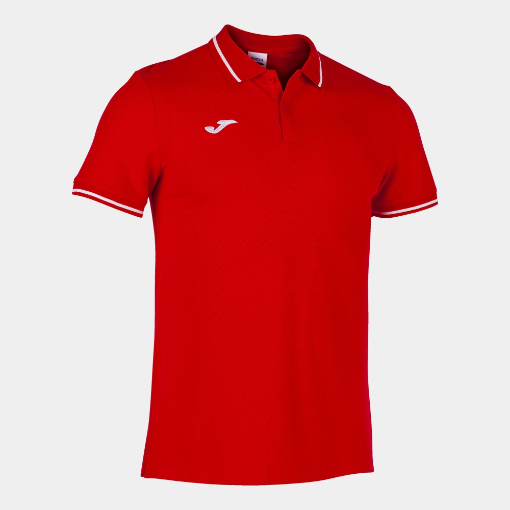 Tricouri polo Joma Confort II maneca scurta rosu