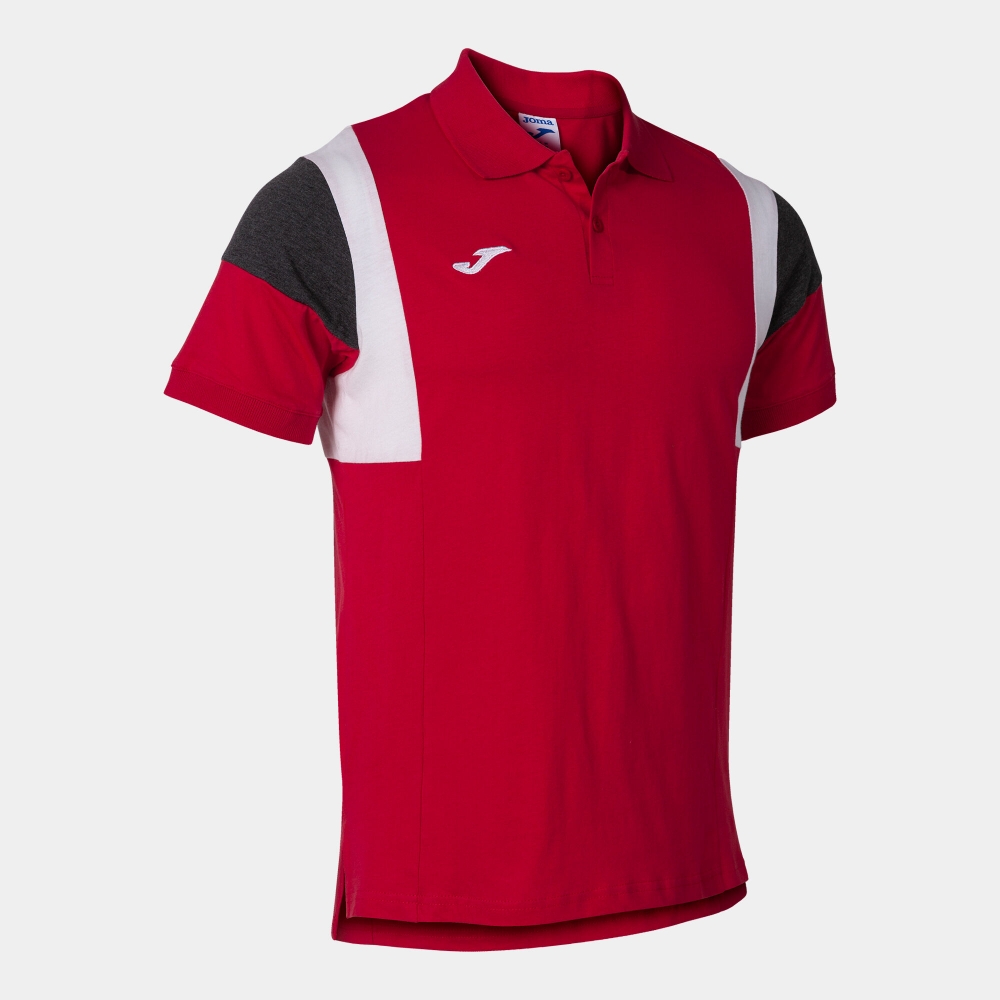 Tricouri polo Joma Confort III maneca scurta rosu