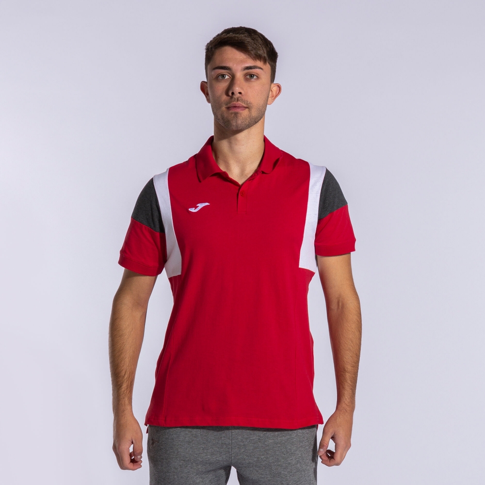 Tricouri polo Joma Confort III maneca scurta rosu