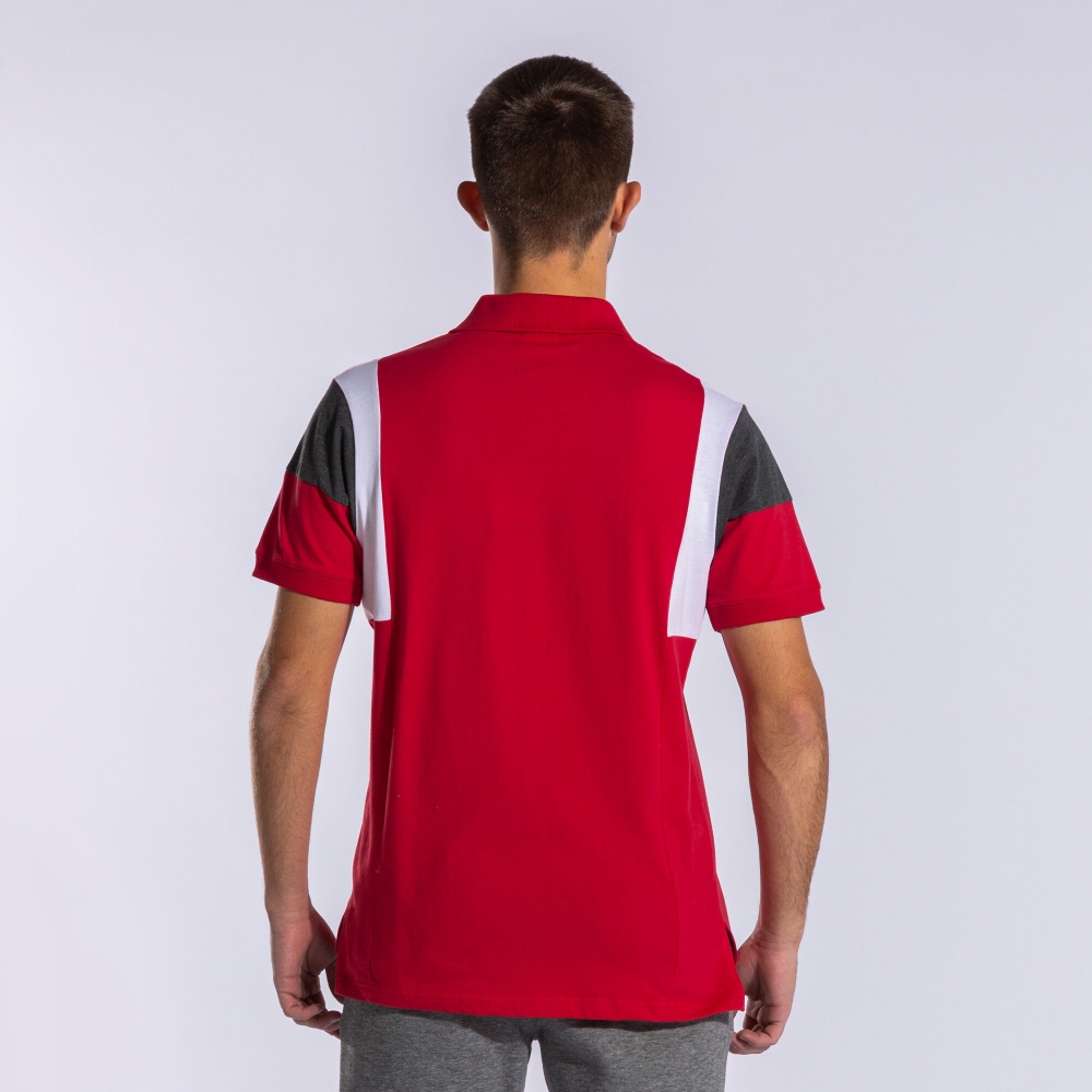 Tricouri polo Joma Confort III maneca scurta rosu