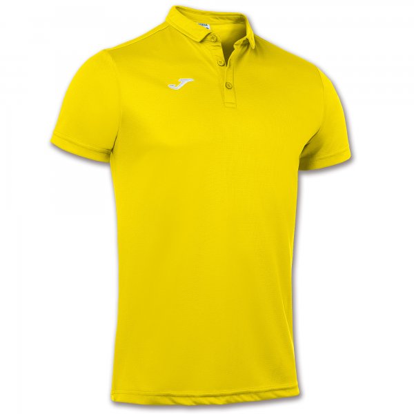 Tricouri Polo Joma Hobby galben cu maneca scurta