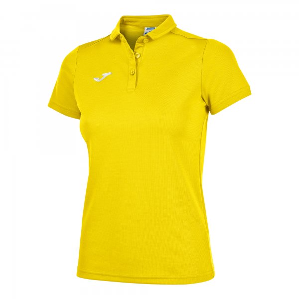 Tricouri Polo Joma Hobby galben cu maneca scurta pentru Femei