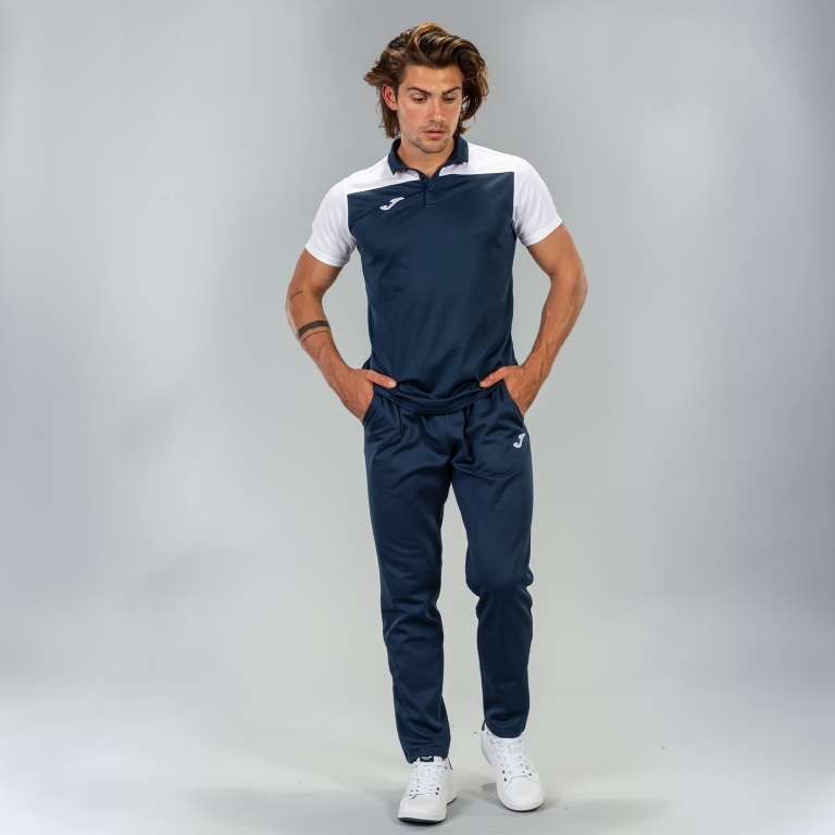 Tricouri Polo Joma Combi Sky albastru-bleumarin cu maneca scurta