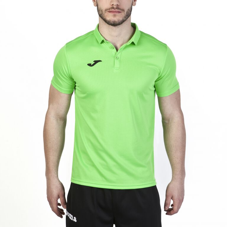 Tricouri Polo Joma verde Fluor cu maneca scurta fosforescent