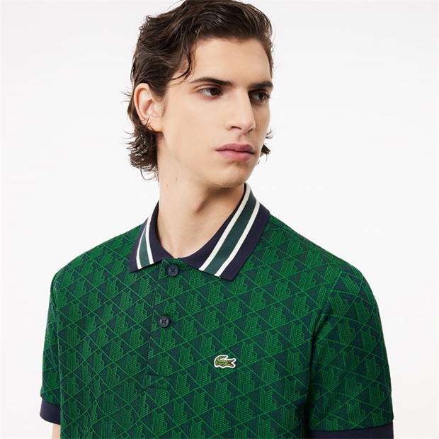 Tricouri polo Lacoste Logo Top bleumarin albastru