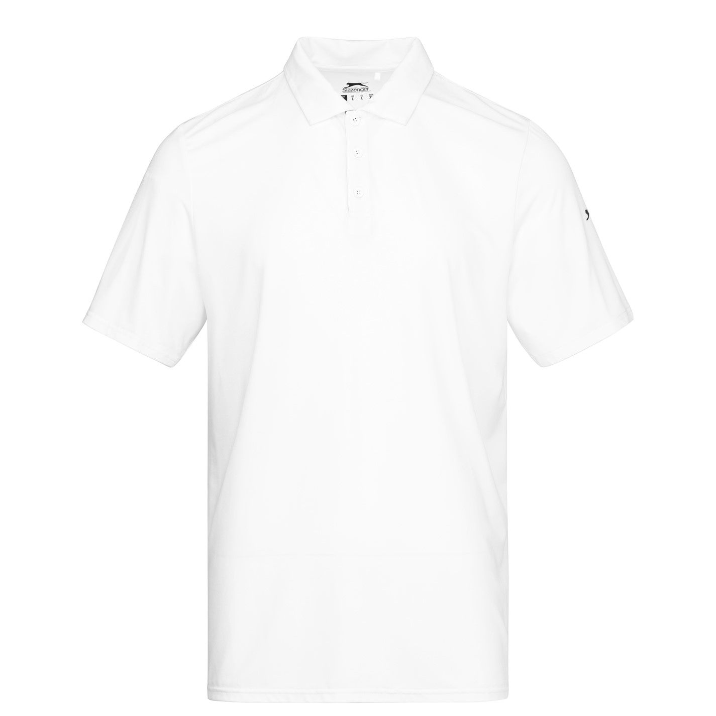 Slazenger Golf Solid Polo alb