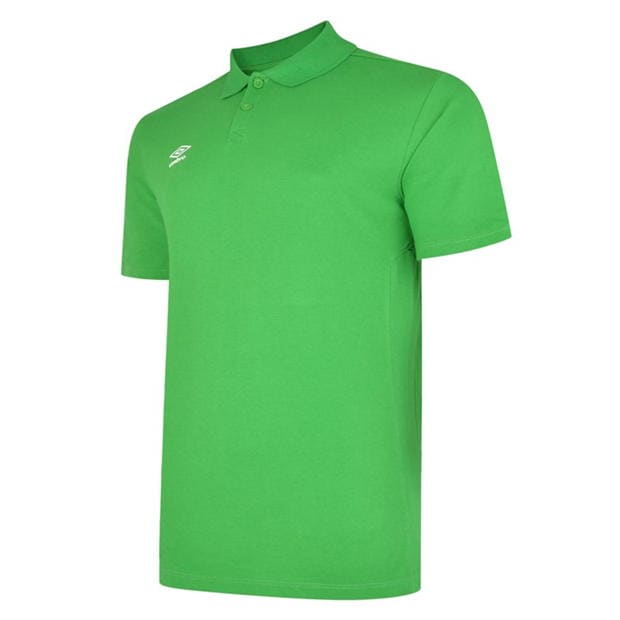 Tricouri polo Umbro Essential Juniors verde alb