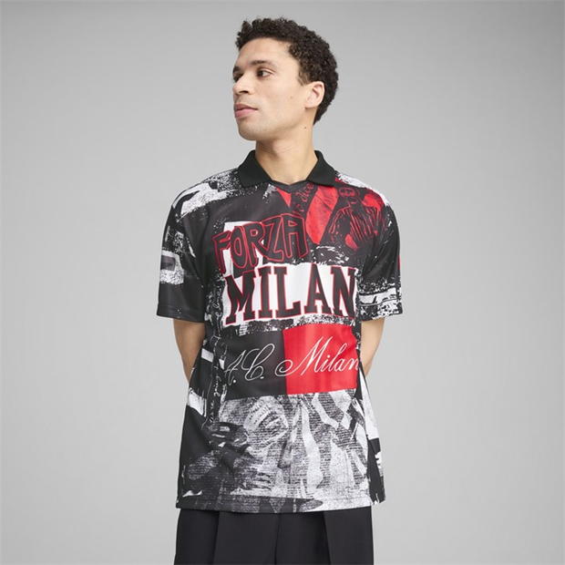 Tricouri Puma AC Milan Ftblnrgy Retro 2024 2025 pentru adulti rosu