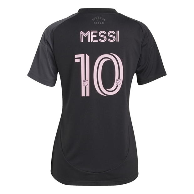 Tricouri sport adidas Inter Miami Away Messi 2025 2026 pentru femei negru