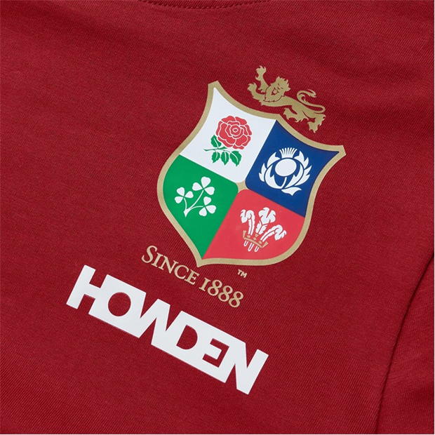 Tricouri sport Canterbury British and Irish Lions 2024 pentru femei rosu dahlia