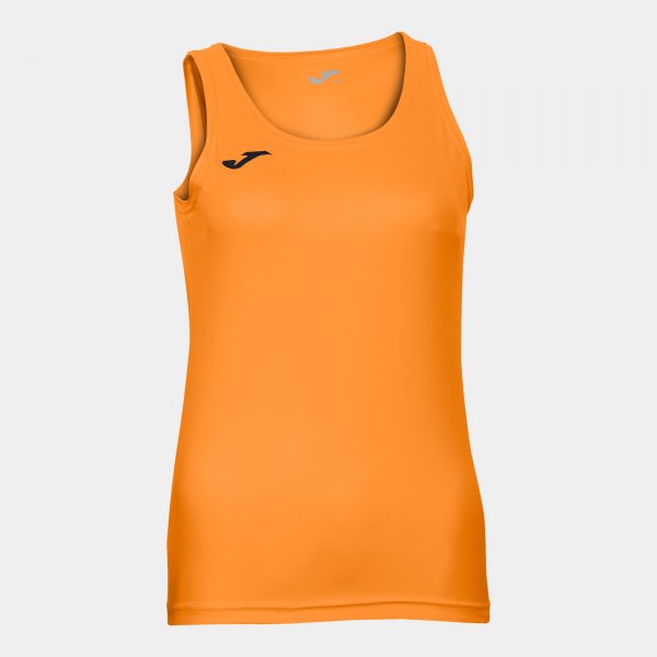 Tricouri sport Joma T- Diana Orange Fluor fara maneci pentru Femei portocaliu fosforescent