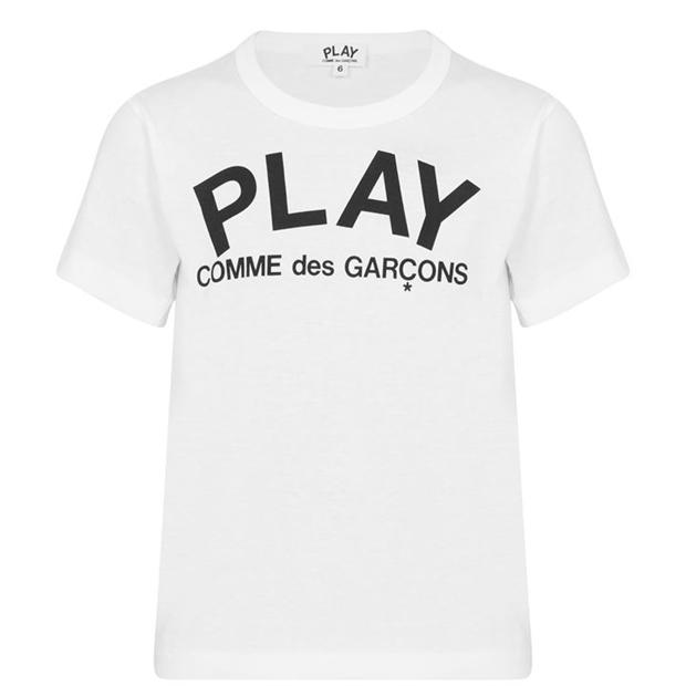 Tricouri sport Tricou cu logo COMME DES GARCONS PLAY - pentru copii alb