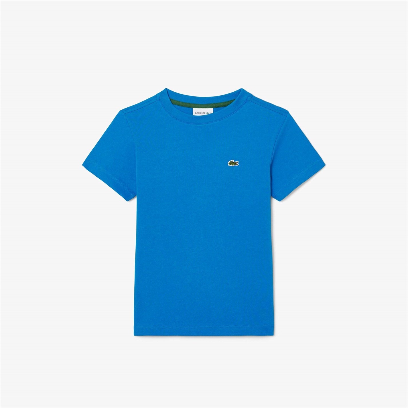 Tricouri sport Tricou cu logo Lacoste Lacoste Basic - Juniors albastru 3d3