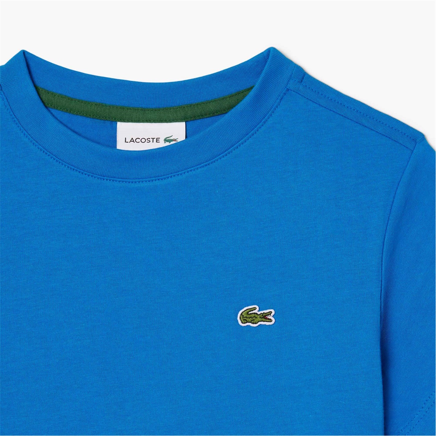 Tricouri sport Tricou cu logo Lacoste Lacoste Basic - Juniors albastru 3d3