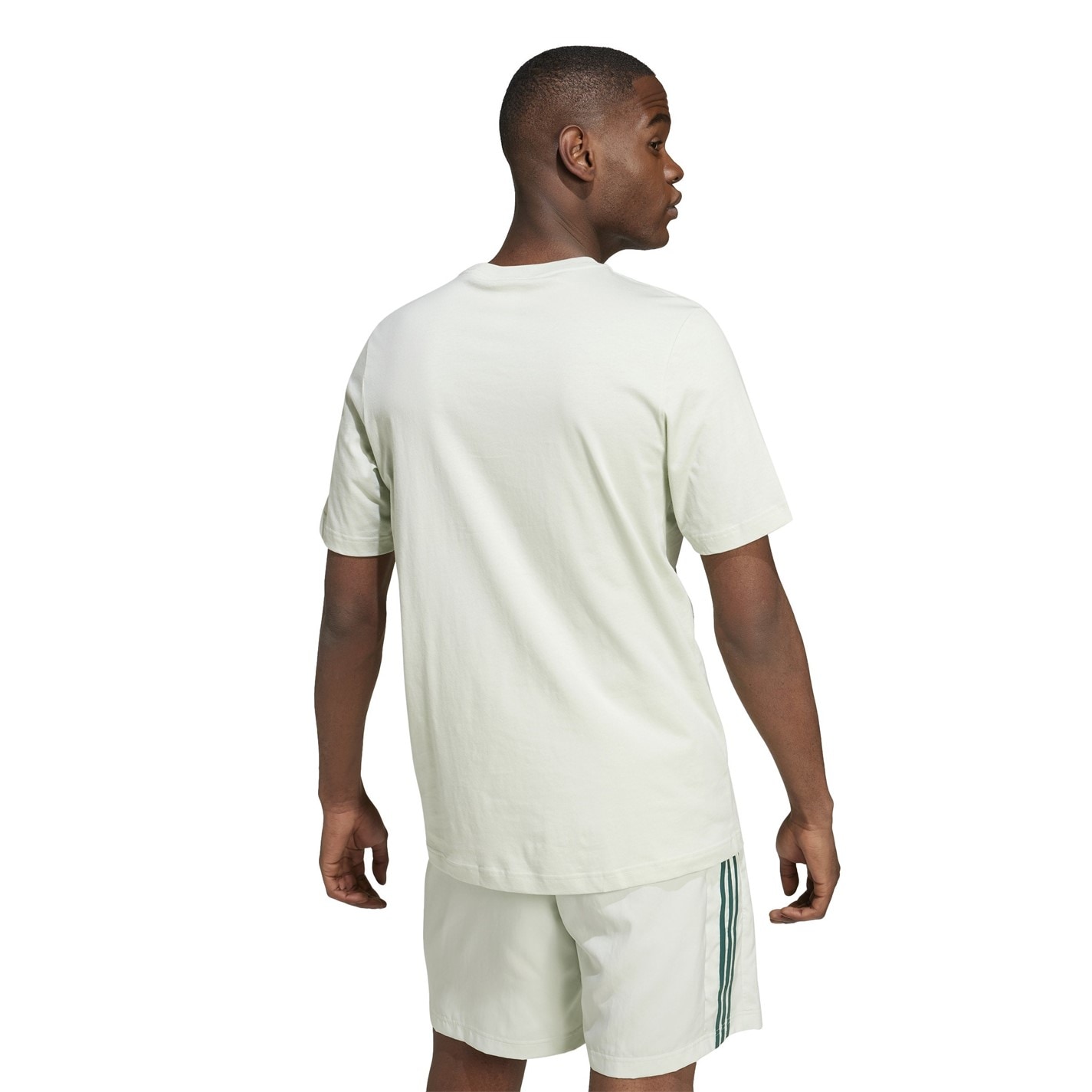 Tricouri Tricou cu logo adidas Essentials Single Jersey - pentru Barbati gri verde