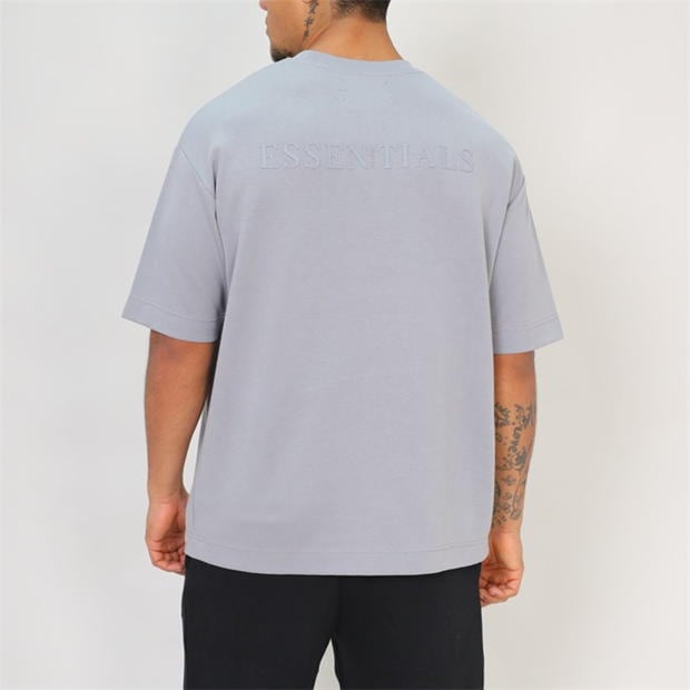 Tricou Tonal Puff Blank Essentials gri