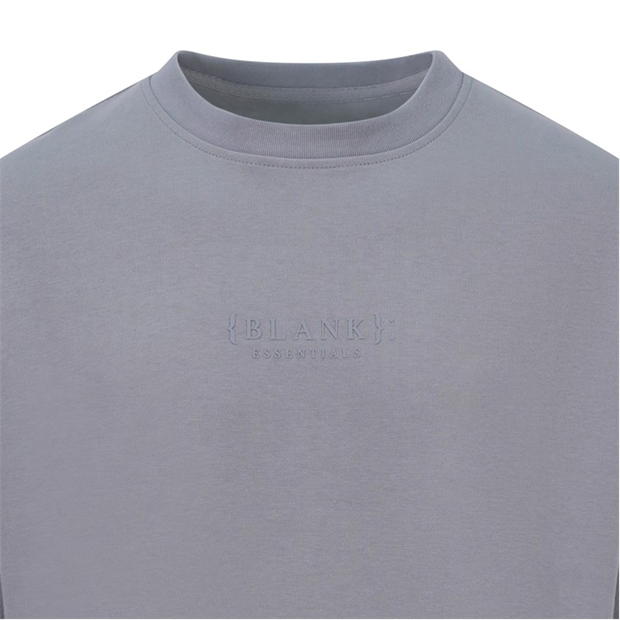 Tricou Tonal Puff Blank Essentials gri