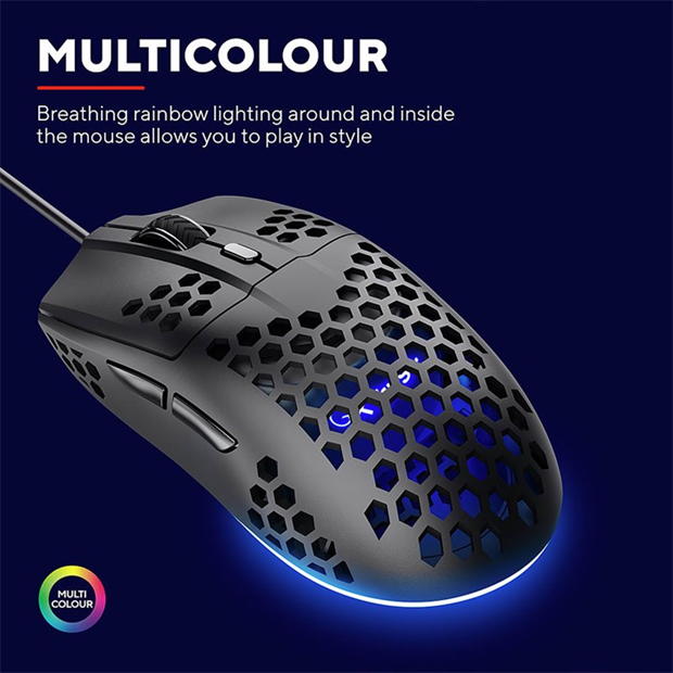 Trust GXT 928 Helox Ultra-Lightweight Mouse multicolor