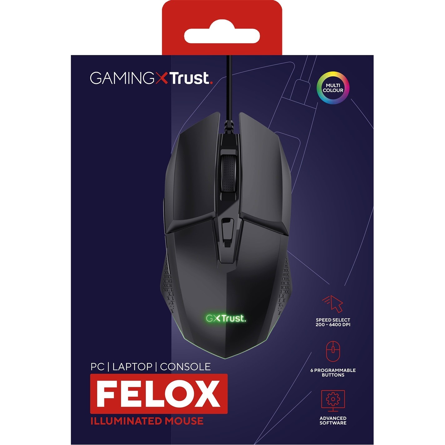 Trust GXT 109 Felox Mouse - negru