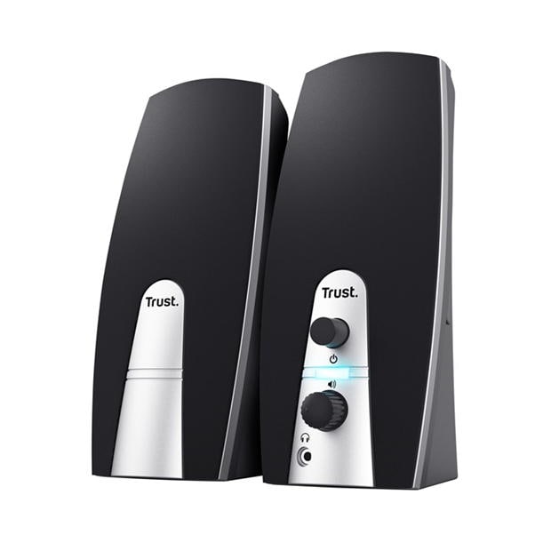 Set Trust Mila 2.0 PC Speaker - negru and argintiu