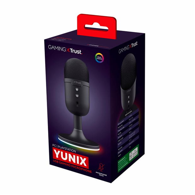 Trust GXT234 Yunix Microphone - negru