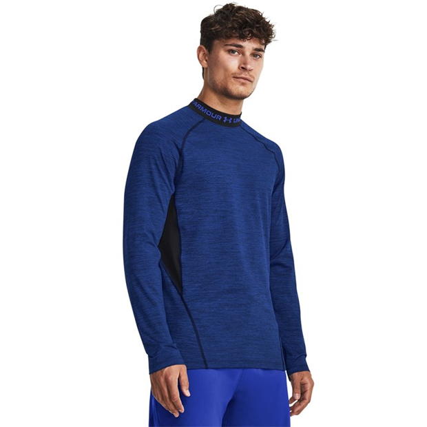 Bluza pe gat Under Armour ColdGear Top pentru Barbati albastru