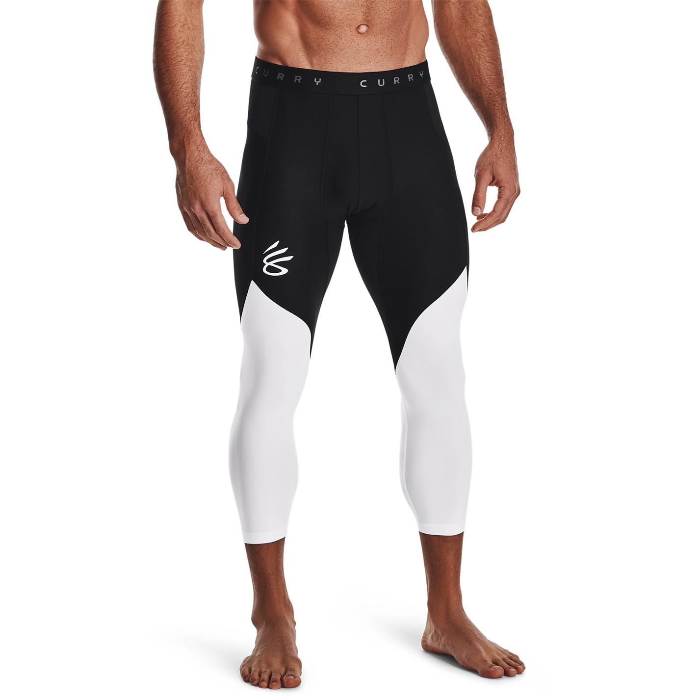 Under Armour Curry trei quarterLeggings pentru Barbati negru alb