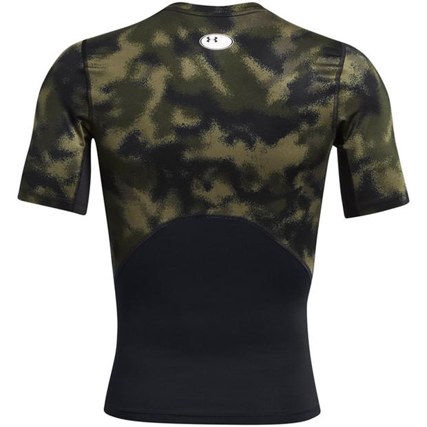 Under Armour HeatGear® Printed maneca scurta pentru Barbati verde